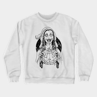 Season of the witch (black print) Crewneck Sweatshirt